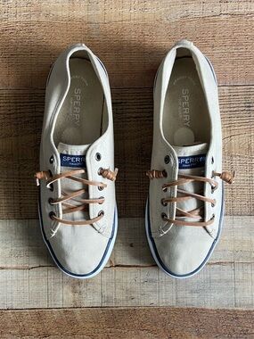 Sperry‎ Topsiders Cream 8.5